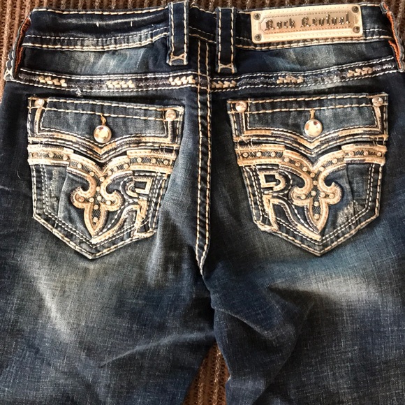Rock Revival Jeans Womens Rock Revival Jeans Size 28 Poshmark